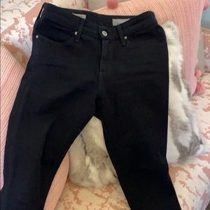 AG Farrah High Rise black size 25 cropped